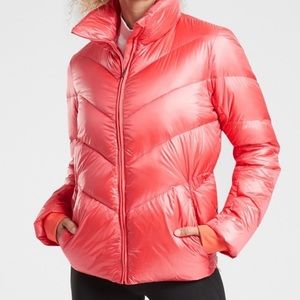 ATHLETA Lofty Down jacket NEW! Pink small